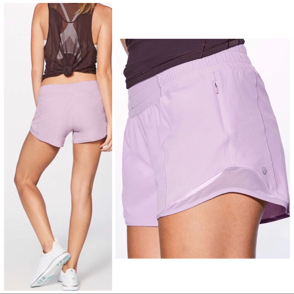 Lululemon Hotty Hot Shorts 4” Rose Quartz, 8 Tall